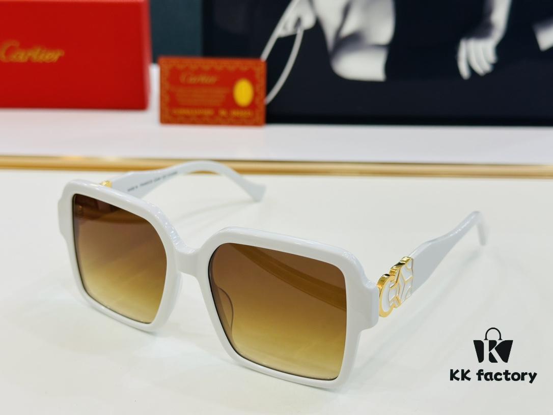 6931ac5bccd8ab3d7afa0ad2 Cartier CT9199 Size: 55□16-145 Fashionable and Casual Sunglasses