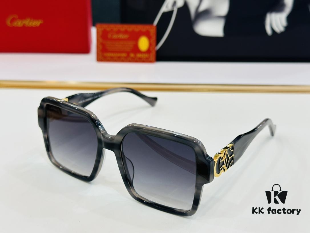 6931ac5bccd8ab3d7afa0ad3 Cartier CT9199 Size: 55□16-145 Fashionable and Casual Sunglasses