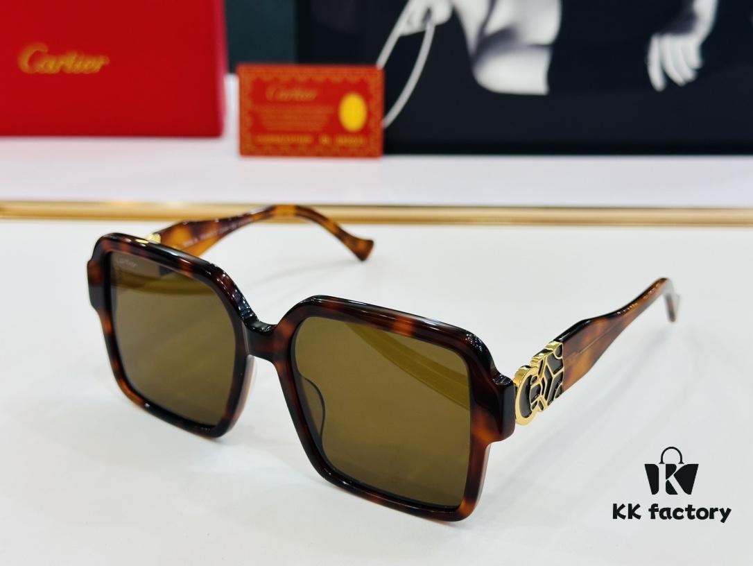 6931ac5bccd8ab3d7afa0ad5 Cartier CT9199 Size: 55□16-145 Fashionable and Casual Sunglasses