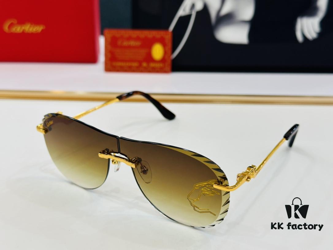 6931ac5cccd8ab3d7afa0adb Cartier CT0424O Size: 56□17-135 Fashion Casual Sunglasses