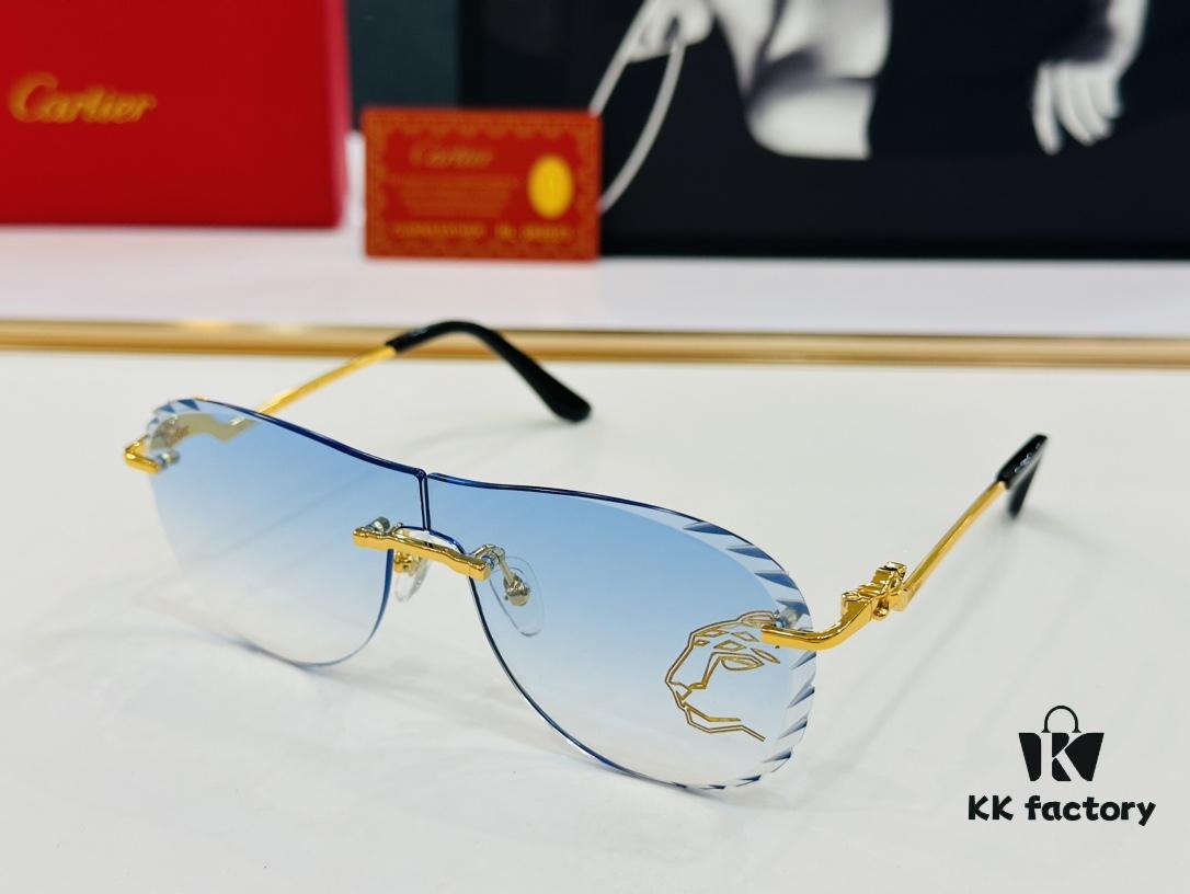6931ac5cccd8ab3d7afa0adc Cartier CT0424O Size: 56□17-135 Fashion Casual Sunglasses