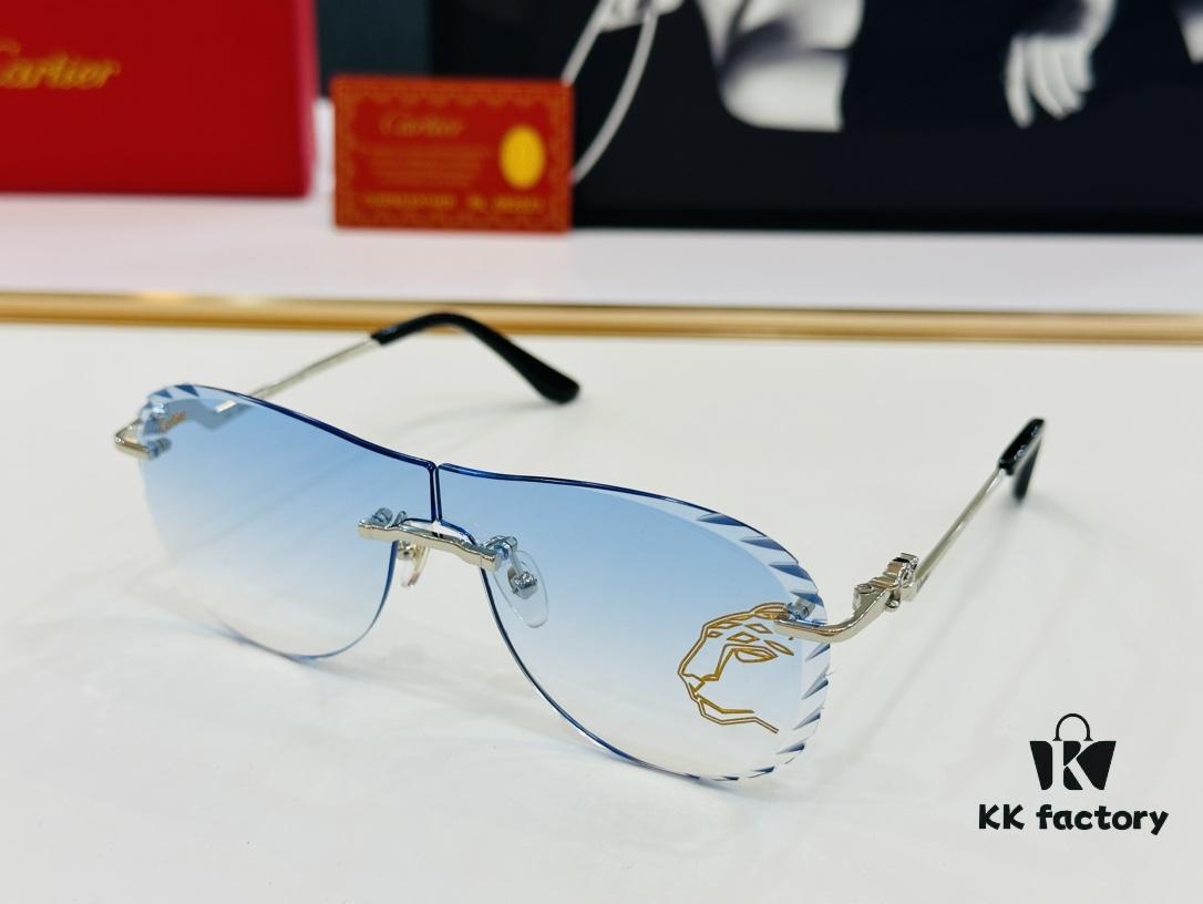 6931ac5cccd8ab3d7afa0adf Cartier CT0424O Size: 56□17-135 Fashion Casual Sunglasses