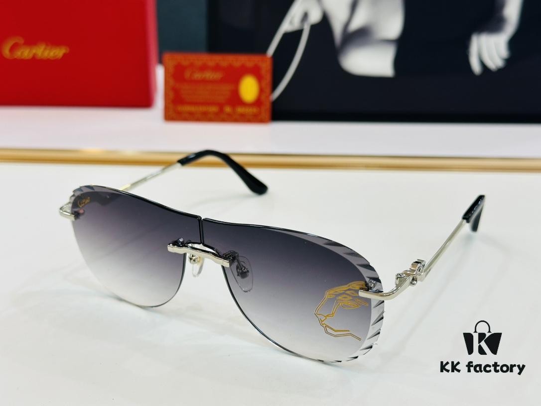 6931ac5cccd8ab3d7afa0ae0 Cartier CT0424O Size: 56□17-135 Fashion Casual Sunglasses