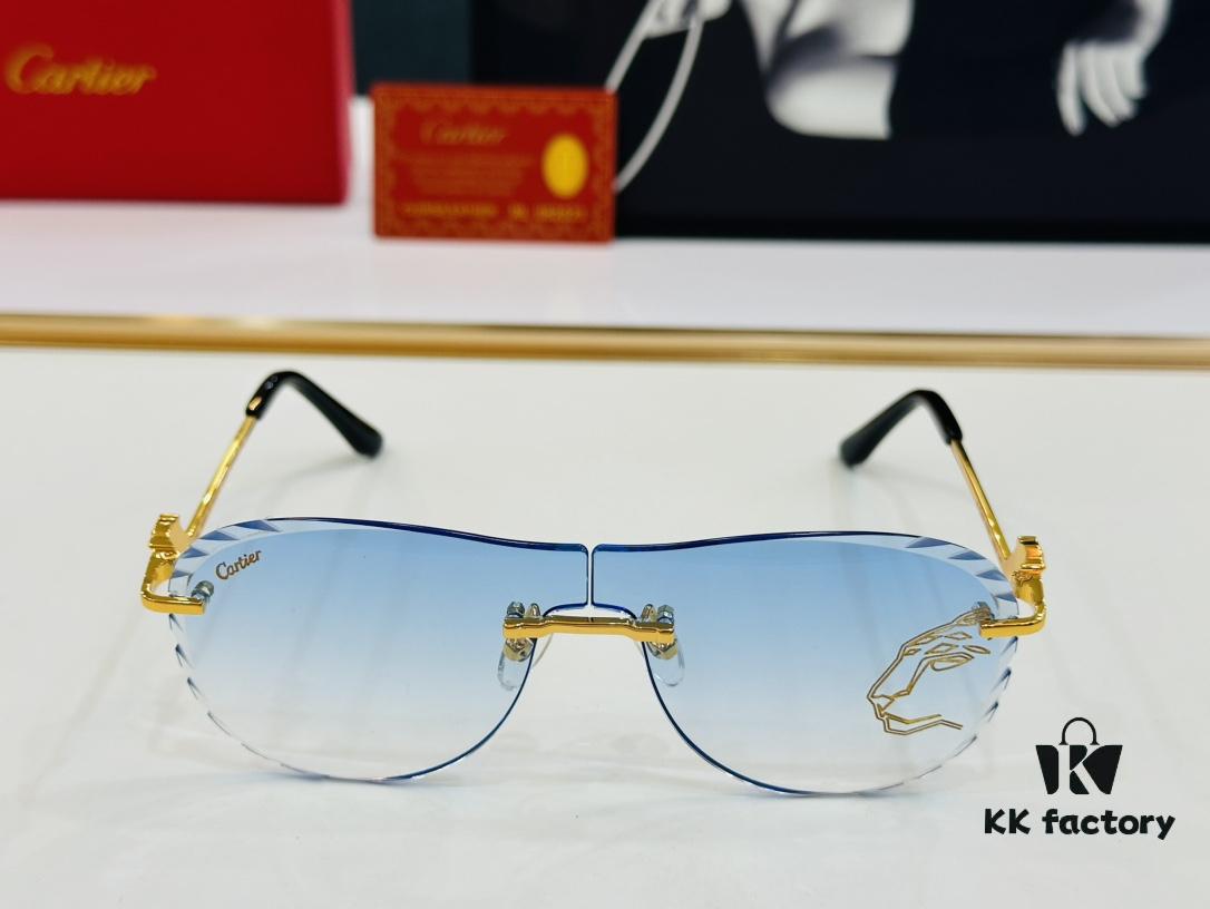 6931ac5cccd8ab3d7afa0ae1 Cartier CT0424O Size: 56□17-135 Fashion Casual Sunglasses