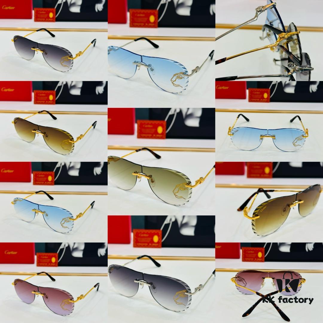 6931ac5cccd8ab3d7afa0ae2 Cartier CT0424O Size: 56□17-135 Fashion Casual Sunglasses