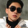 6931ac5dccd8ab3d7afa0aec French Cartier - Cartier, Polarized Resin Lenses by Polaroid, Lightweight Metal Frame for Comfortable Wear, Size: 60-13-148, New Men's Sunglasses for Driving and Travel