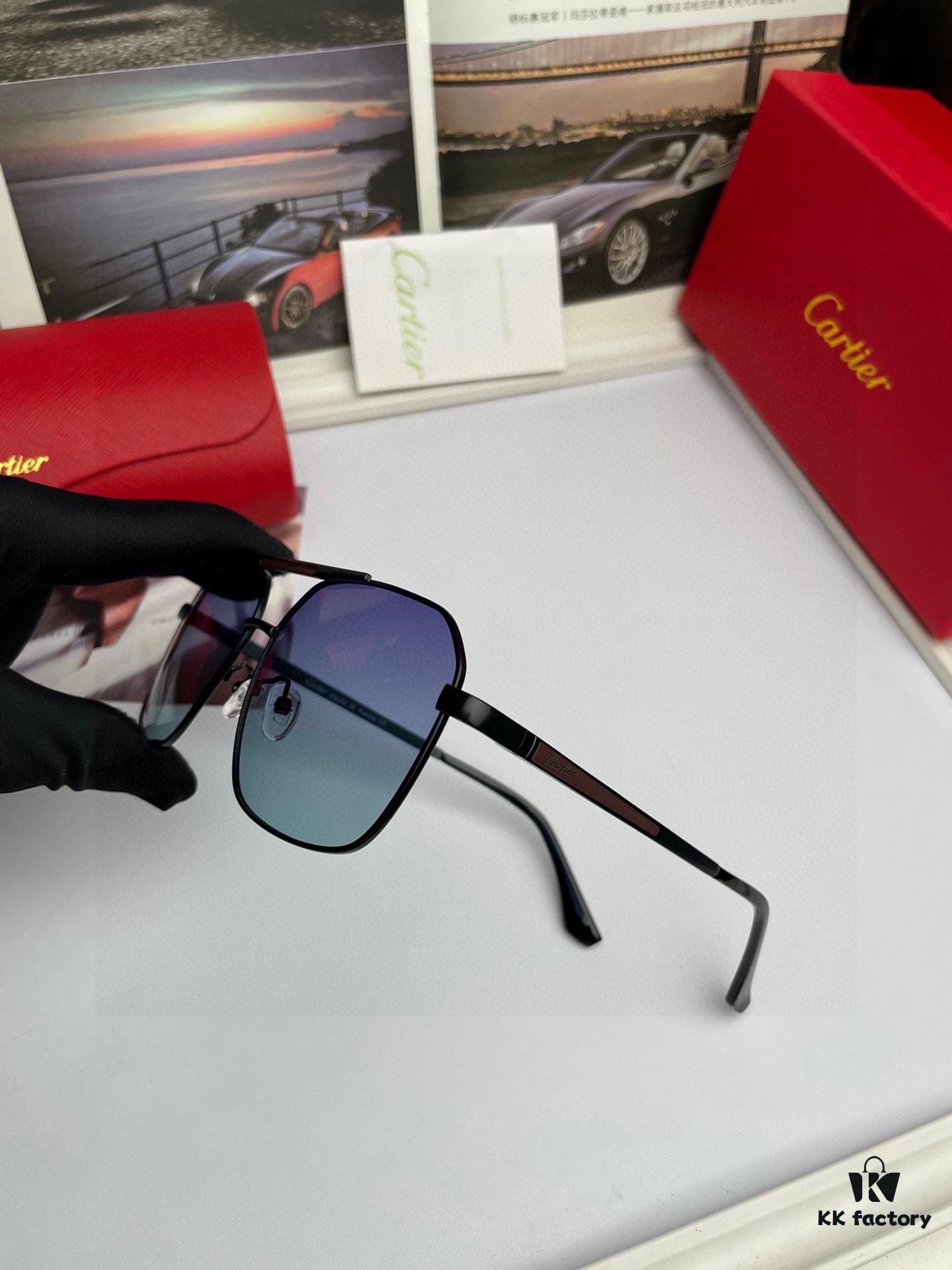 6931ac5fccd8ab3d7afa0b0a New Arrival 💥 Brand: Cartier Unisex Polarized Sunglasses with High-Definition Nylon Lenses and Metal Alloy Logo Temples