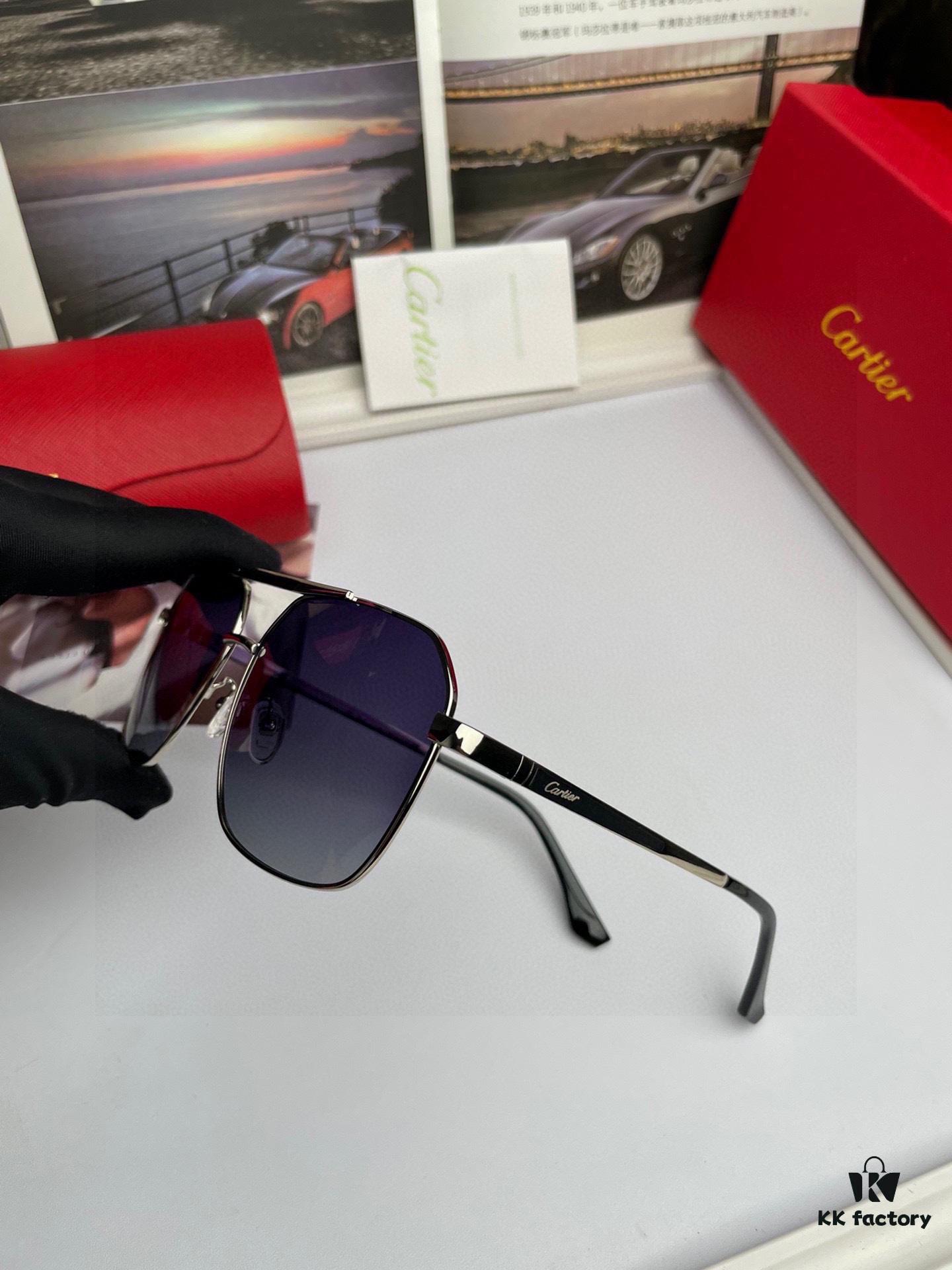 6931ac5fccd8ab3d7afa0b0b New Arrival 💥 Brand: Cartier Unisex Polarized Sunglasses with High-Definition Nylon Lenses and Metal Alloy Logo Temples