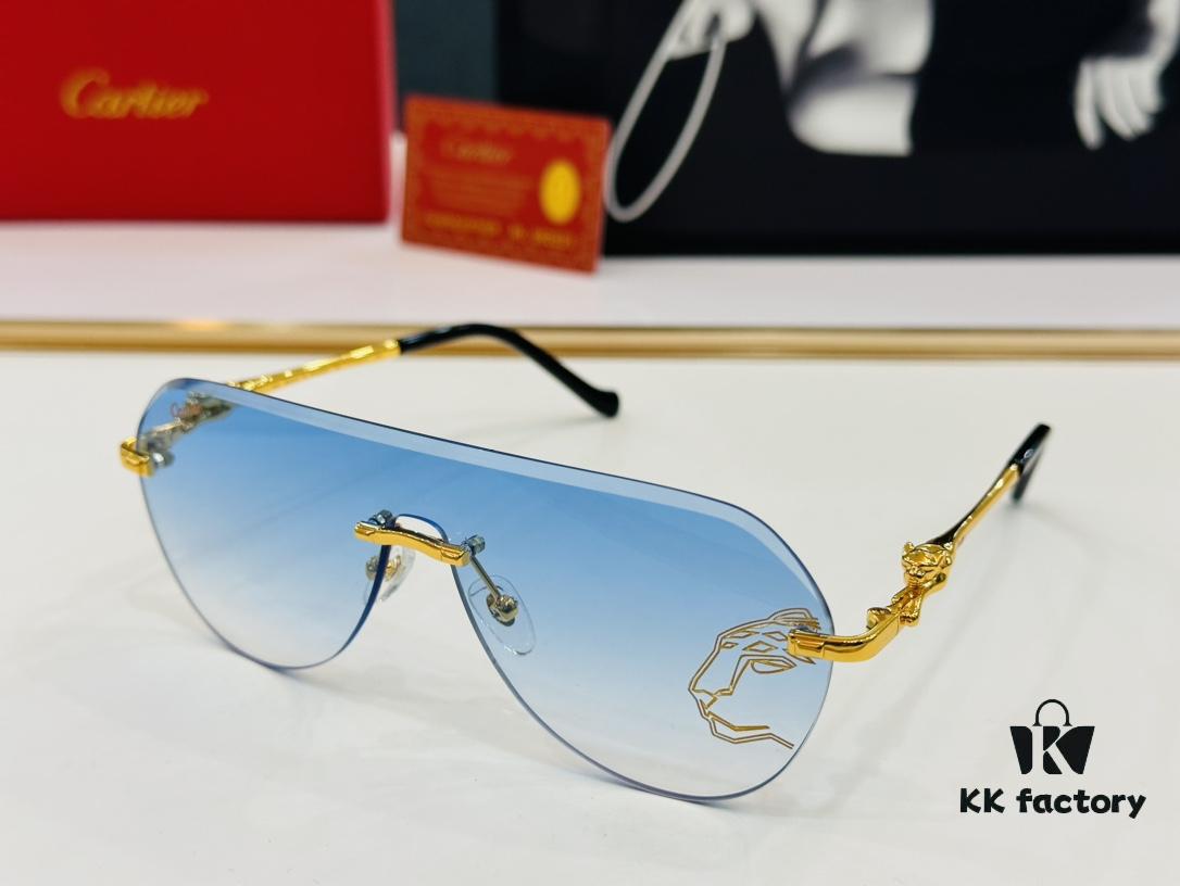 6931ac62ccd8ab3d7afa0b38 Cartier CT0281O Size: 56□17-135 Fashion Casual X Sunglasses