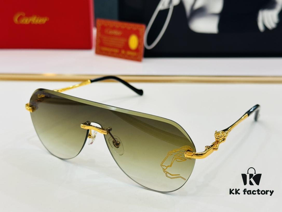 6931ac62ccd8ab3d7afa0b3a Cartier CT0281O Size: 56□17-135 Fashion Casual X Sunglasses