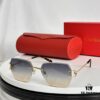 6931ac62ccd8ab3d7afa0b3e Cartier Unisex Sunglasses Model ESW00684 Size 58-19-145
