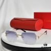 6931ac62ccd8ab3d7afa0b42 Cartier Unisex Sunglasses Model ESW00684 Size 58-19-145