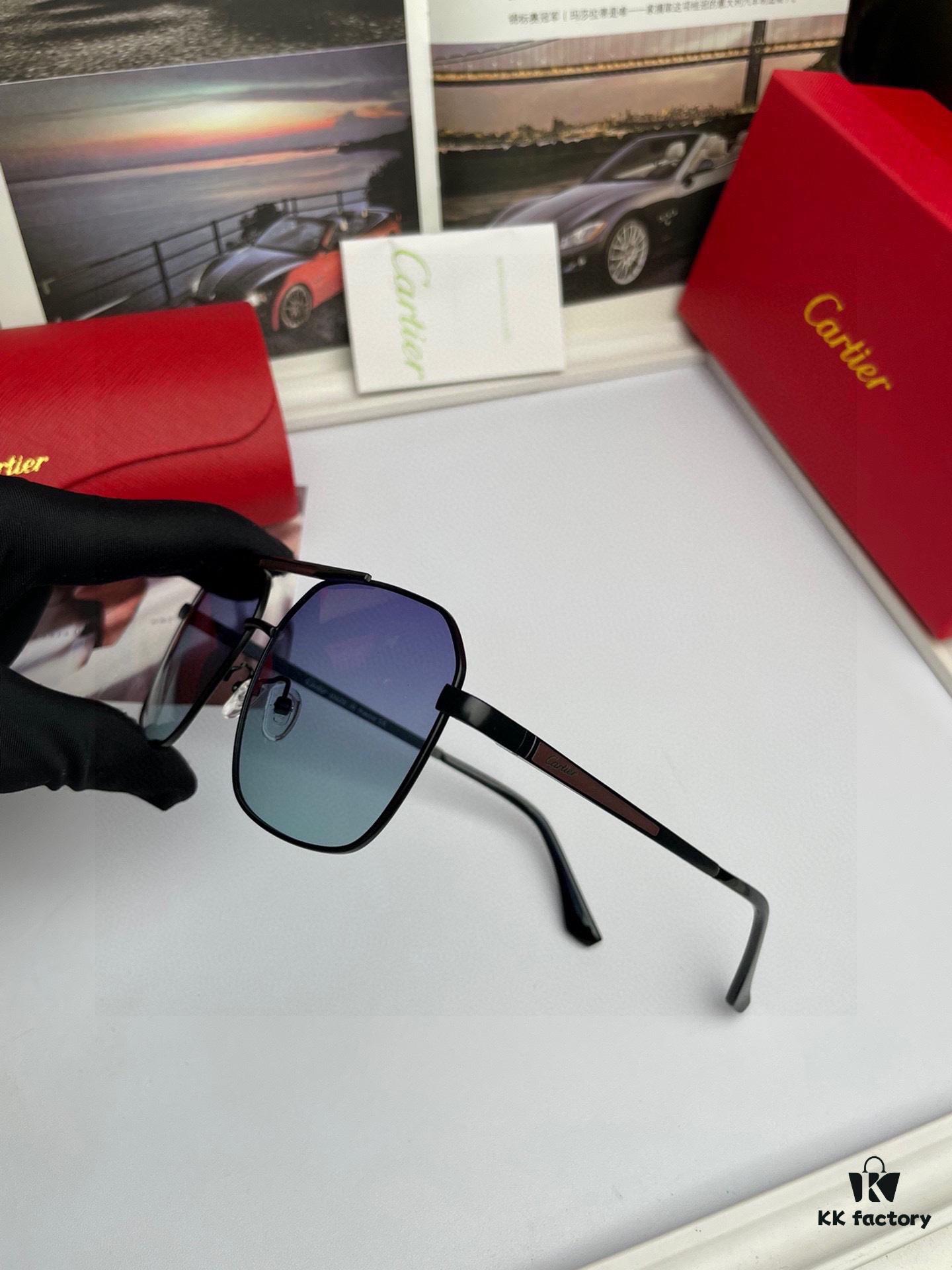 6931ac67ccd8ab3d7afa0b92 New Arrival 💥 Brand: Cartier Unisex Polarized Sunglasses