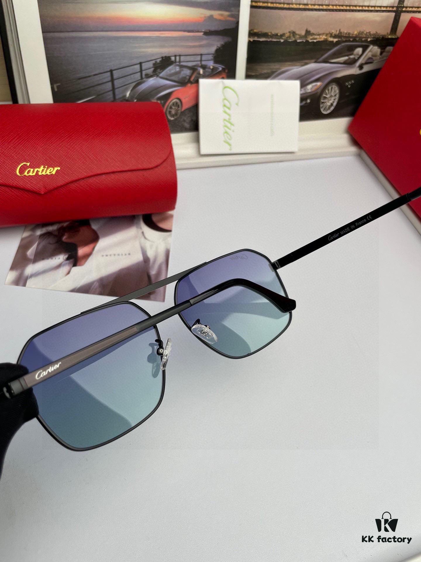 6931ac68ccd8ab3d7afa0b96 New Arrival 💥 Brand: Cartier Unisex Polarized Sunglasses