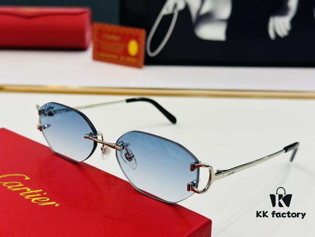 6931ac6cccd8ab3d7afa0bde Cartier CT0029 Size: 58□19-145 Fashionable and Casual Sunglasses
