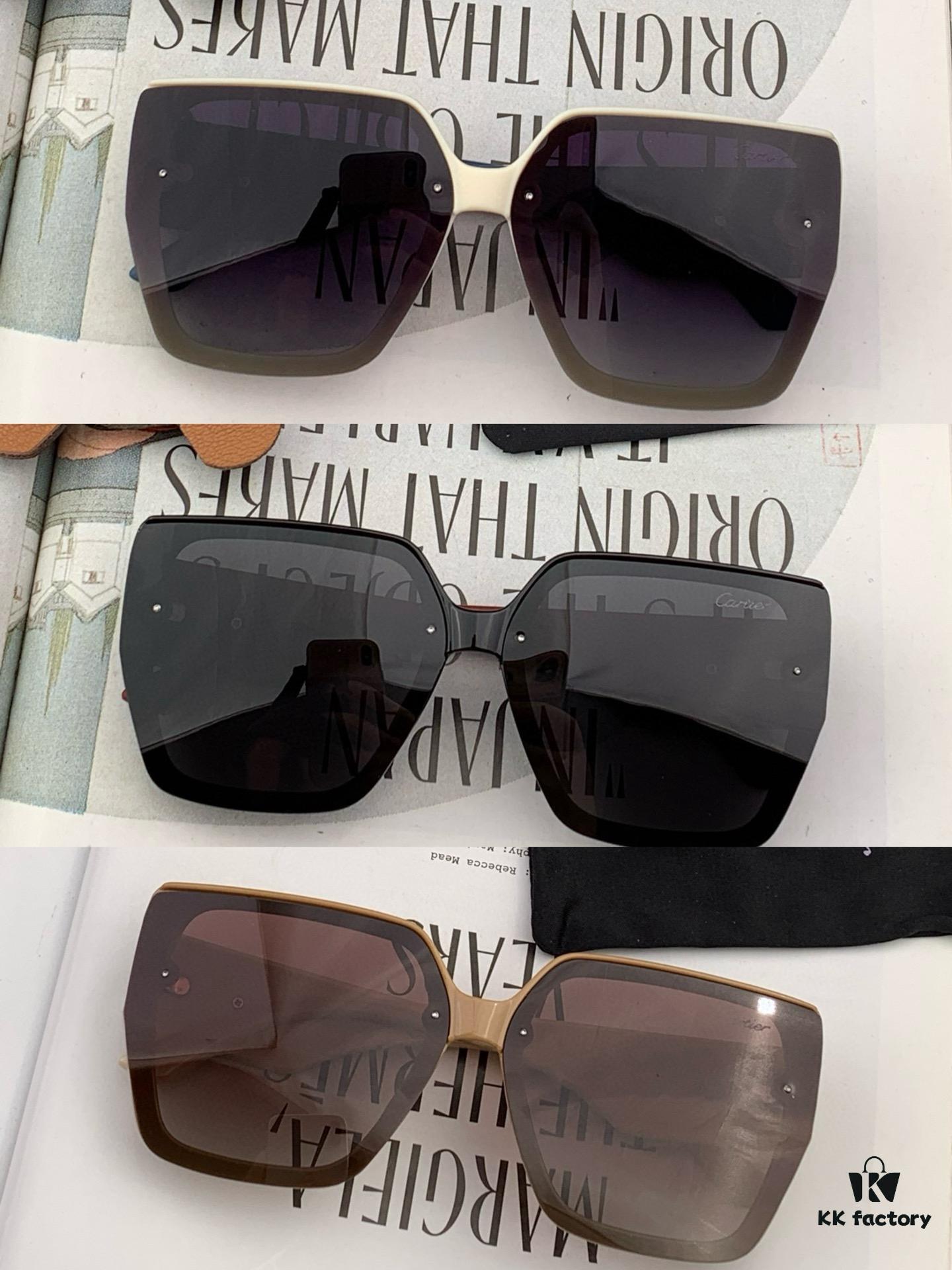 6931ac6eccd8ab3d7afa0bfa Cartier 2024 New Women's Sunglasses, Elegant and Stylish, Classic Frame Design