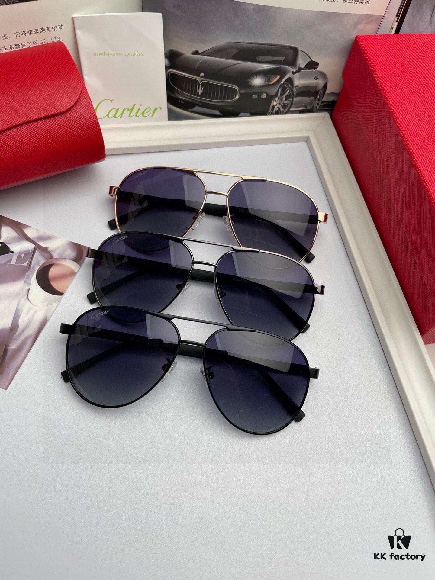 6931ac6fccd8ab3d7afa0c0c New Arrival 💥 Brand: Cartier Original Quality Unisex Polarized Sunglasses 🕶️