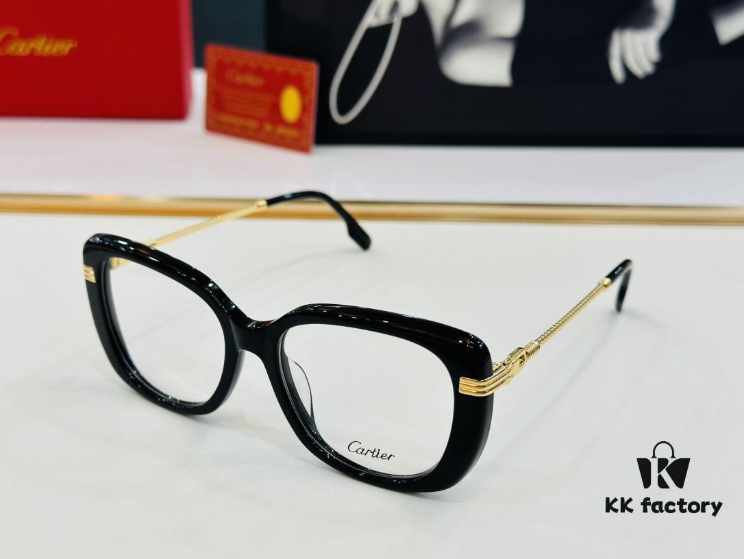 6931ac71ccd8ab3d7afa0c31 Cartier CT0377 Size 53-19-145 Unisex Stylish and Elegant Non-Prescription Frame, Suitable for All Face Shapes, Can Be Fitted with Prescription Lenses