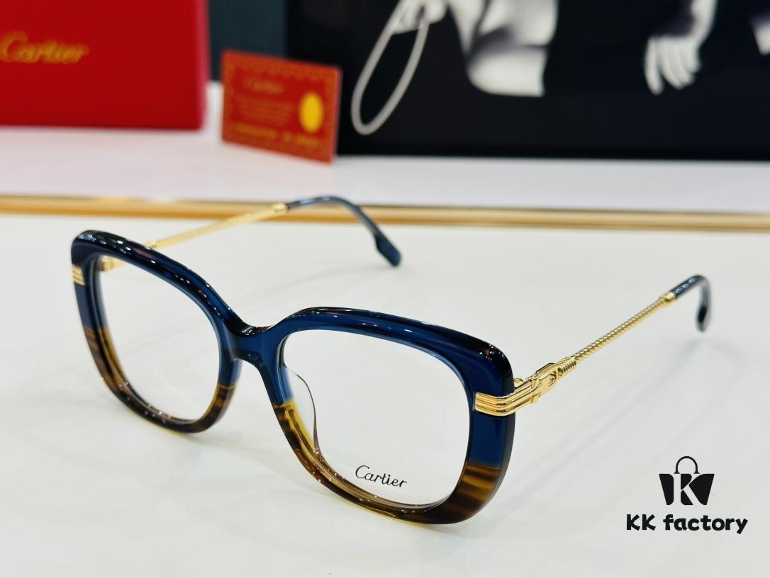 6931ac71ccd8ab3d7afa0c32 Cartier CT0377 Size 53-19-145 Unisex Stylish and Elegant Non-Prescription Frame, Suitable for All Face Shapes, Can Be Fitted with Prescription Lenses
