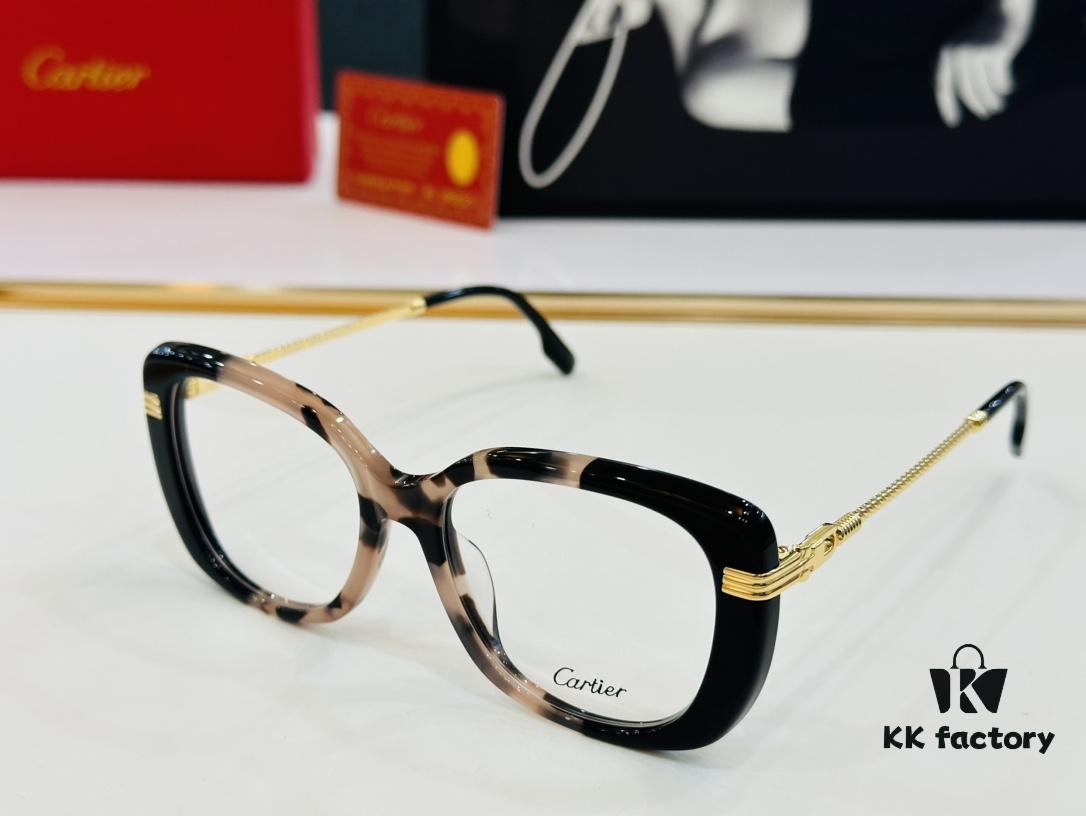 6931ac72ccd8ab3d7afa0c38 Cartier CT0377 Size 53-19-145 Unisex Stylish and Elegant Non-Prescription Frame, Suitable for All Face Shapes, Can Be Fitted with Prescription Lenses
