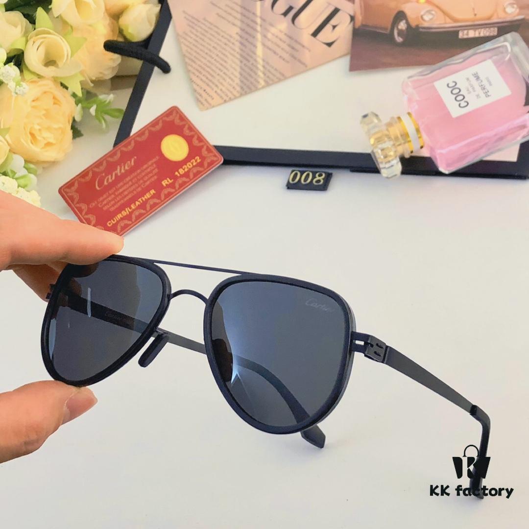 6931ac76ccd8ab3d7afa0c72 Cartier Pilot-Style Men's Double-Bridge Sunglasses, Stylish and Cool for Driving, UV Protection