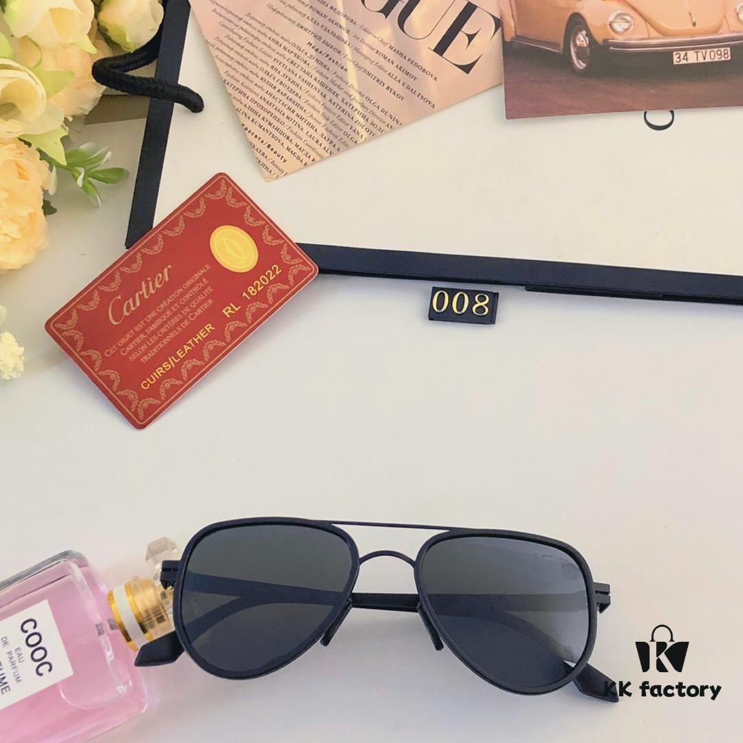 6931ac76ccd8ab3d7afa0c75 Cartier Pilot-Style Men's Double-Bridge Sunglasses, Stylish and Cool for Driving, UV Protection