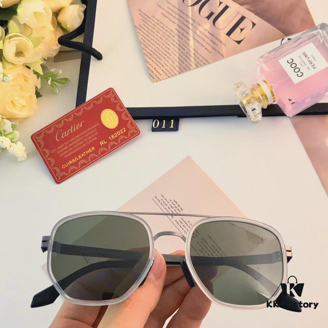 6931ac77ccd8ab3d7afa0c80 Cartier New Fashion Pilot Sunglasses with Metal Frame, Premium Double-Bridge Design, Suitable for Prescription and Polarized Lenses