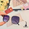 Cartier Summer Men's Fashionable Aviator Sunglasses with Black Frame and Brown Tinted Lenses, Stylish Retro Minimalist Sun Glasses