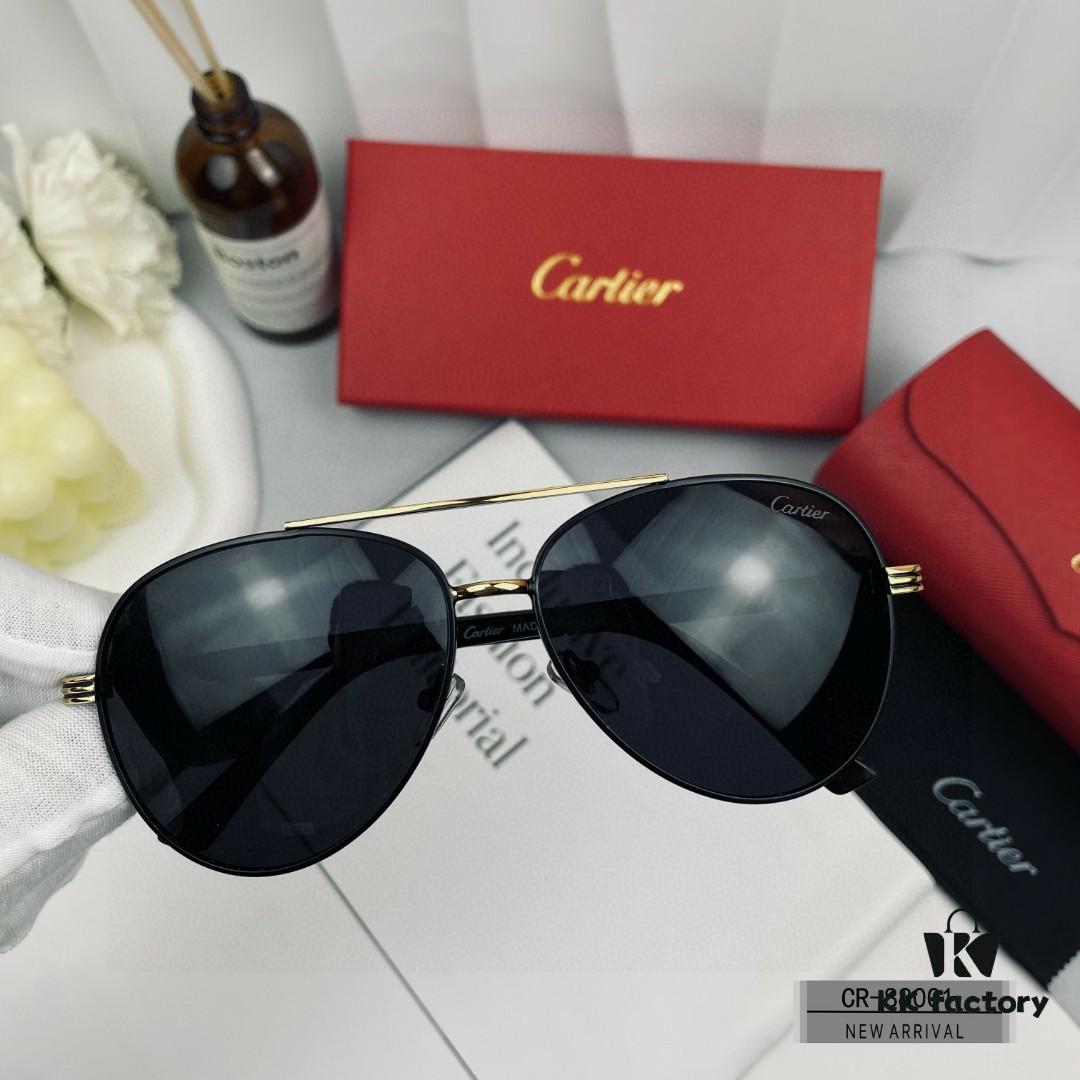 6931ac78ccd8ab3d7afa0c91 Cartier France - Men's Polarized Sunglasses with Lightweight Metal Frame, Model 88001