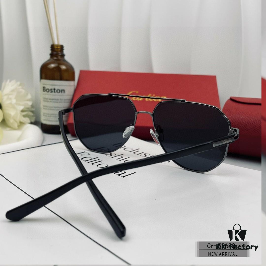 6931ac78ccd8ab3d7afa0c9b Cartier France Men's Sunglasses with Polarized Lenses, Lightweight Metal Frame, Model 53688