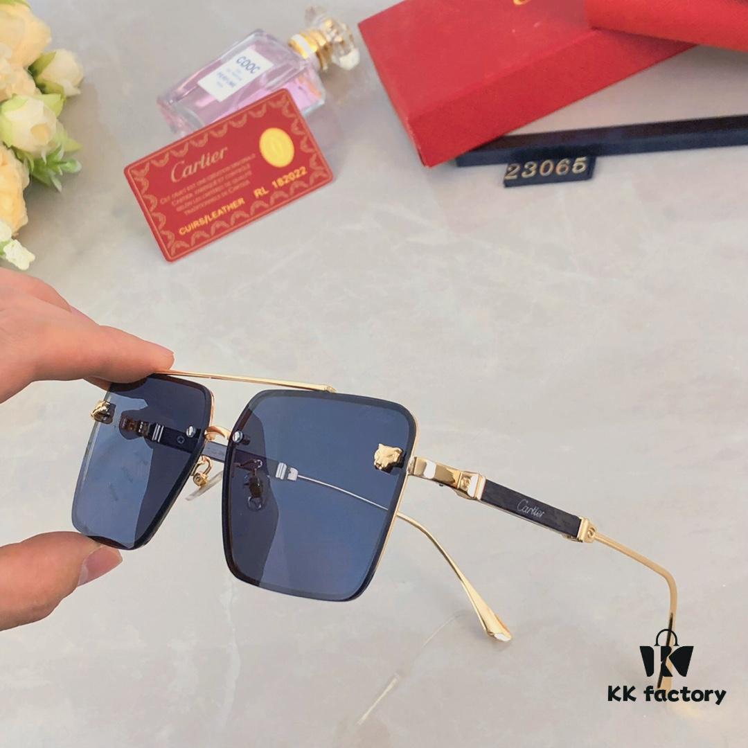 Cartier New Men's and Women's Sunglasses, Fashionable and Trendy Casual Shades, Driving and Travel Sunglasses
