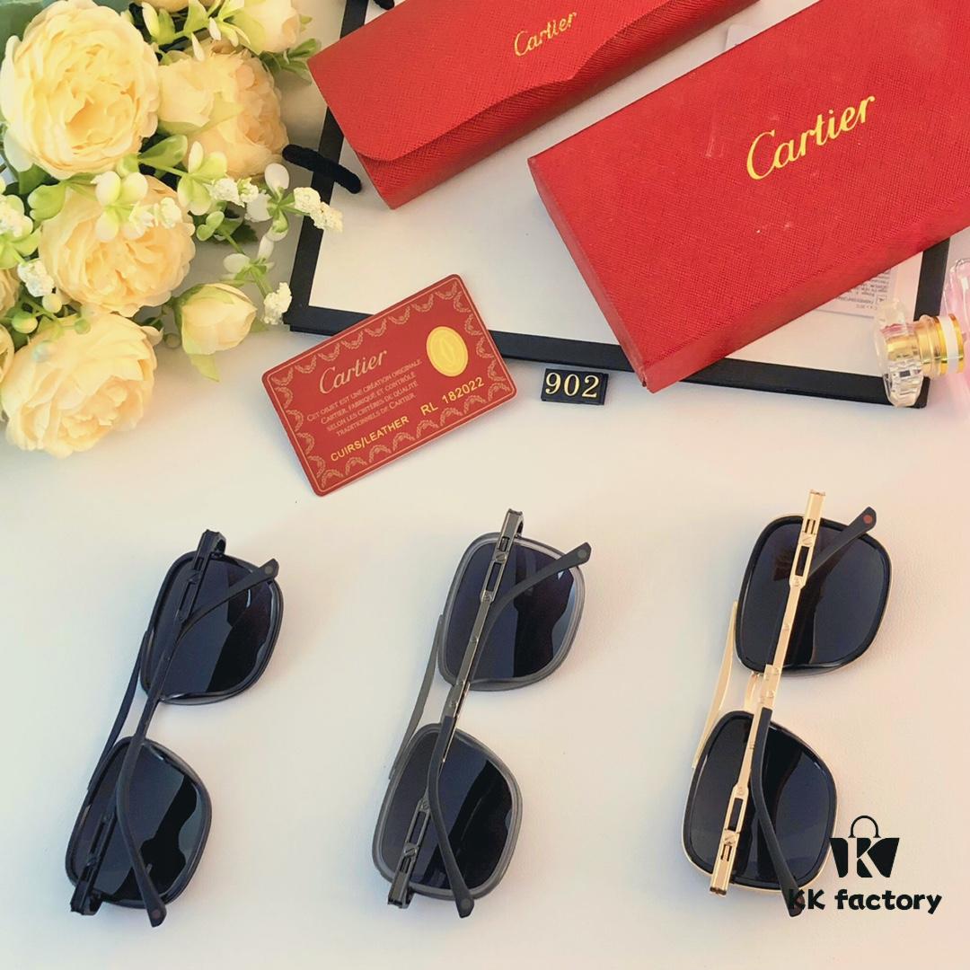 6931ac7cccd8ab3d7afa0cd4 Cartier Men's Square Frame Polarized Sunglasses, Ultra-light Metal Frame UV Protection Sun Glasses for Driving