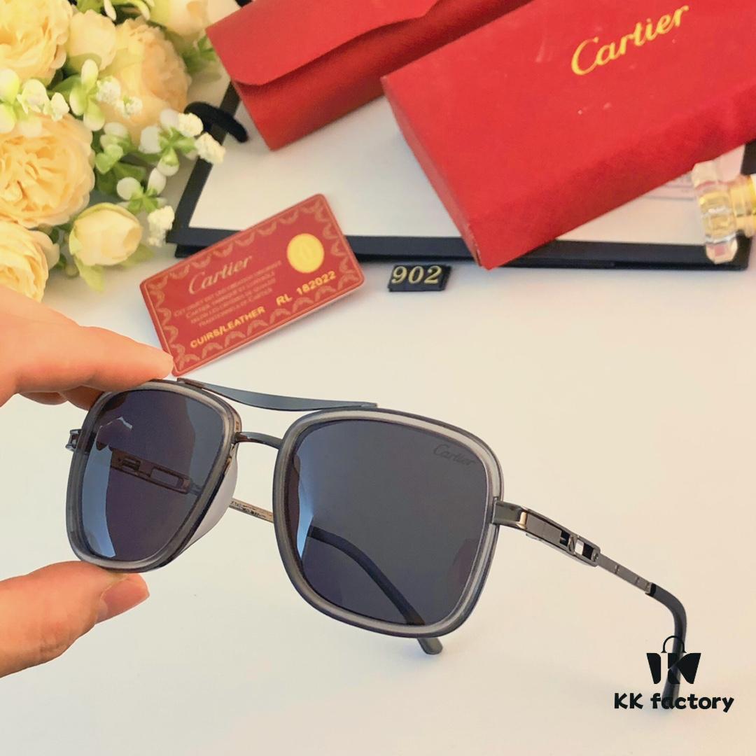 6931ac7cccd8ab3d7afa0cd6 Cartier Men's Square Frame Polarized Sunglasses, Ultra-light Metal Frame UV Protection Sun Glasses for Driving