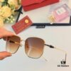 6931ac7dccd8ab3d7afa0ce0 Cartier Square Sunglasses, Same Style as Zhang Yishan, Fashionable Metal Frame Sunglasses for Men, Trendy Oversized Sun Glasses