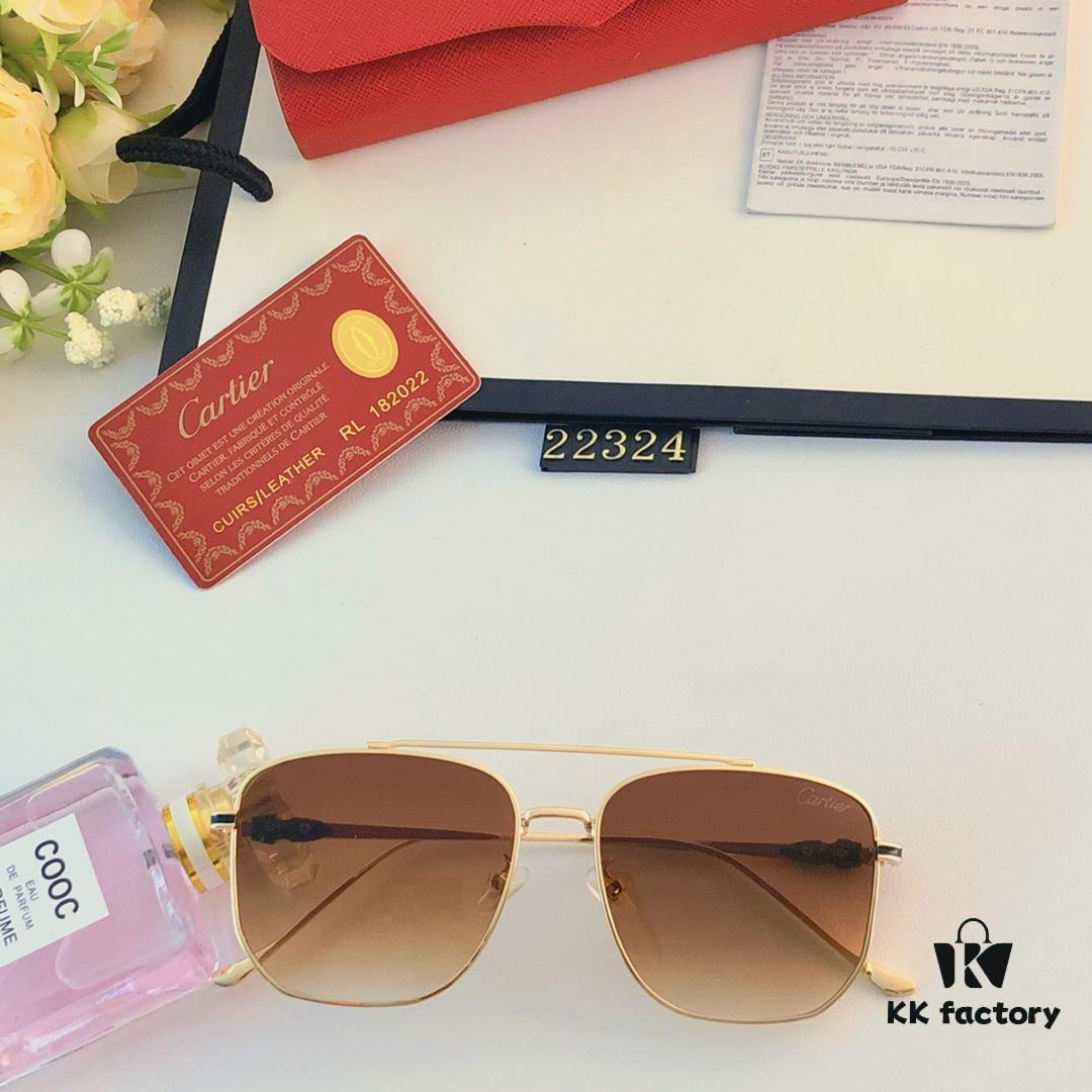6931ac7dccd8ab3d7afa0ce1 Cartier Square Sunglasses, Same Style as Zhang Yishan, Fashionable Metal Frame Sunglasses for Men, Trendy Oversized Sun Glasses