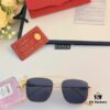 6931ac7dccd8ab3d7afa0ce3 Cartier Square Sunglasses, Same Style as Zhang Yishan, Fashionable Metal Frame Sunglasses for Men, Trendy Oversized Sun Glasses