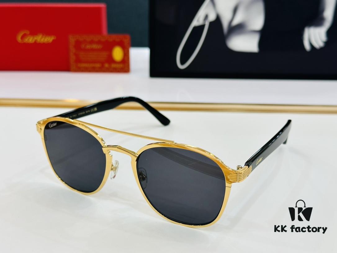 6931ac7fccd8ab3d7afa0d04 Cartier CT0012S Size: 56□14-145 Fashionable Casual Sunglasses