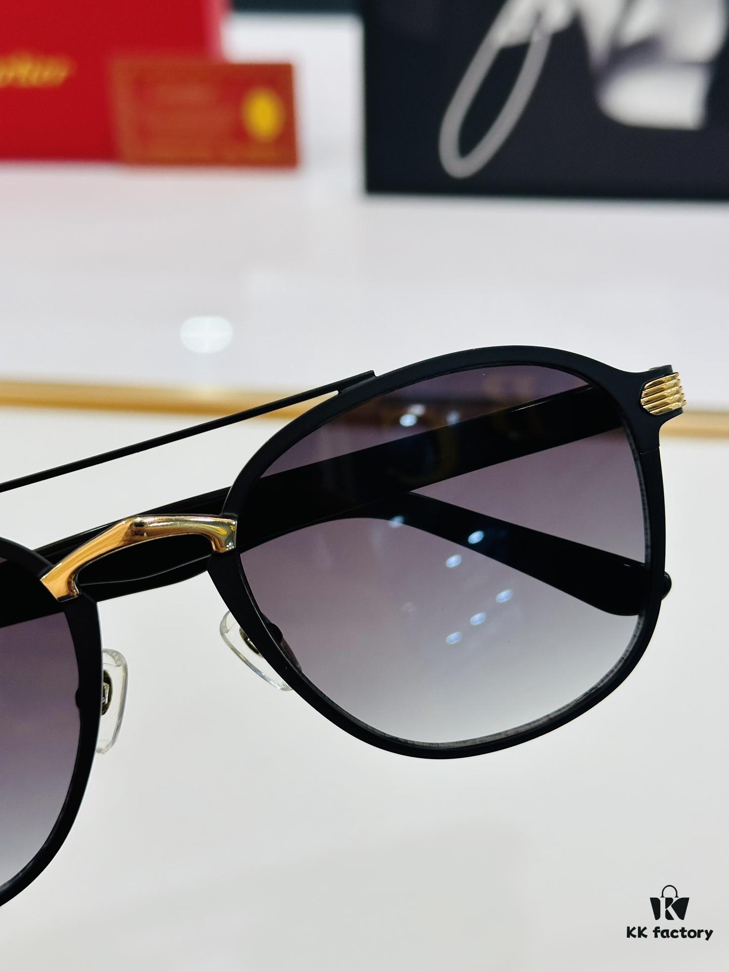 6931ac7fccd8ab3d7afa0d07 Cartier CT0012S Size: 56□14-145 Fashionable Casual Sunglasses