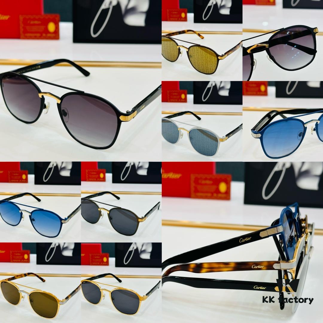 6931ac7fccd8ab3d7afa0d08 Cartier CT0012S Size: 56□14-145 Fashionable Casual Sunglasses