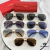 6931ac81ccd8ab3d7afa0d23 Cartier CT0637S Folding Cat-Eye Sunglasses with Leopard Head Inlay