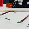 6931ac81ccd8ab3d7afa0d27 Cartier CT0286 Men's Eyeglasses - Size 54 □ 17-140, Universal Frame Shape for All Face Types, Comfortable Fit, Compatible with Prescription Lenses, Wooden Temples, Suitable as Sunglasses