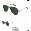 6931ac85ccd8ab3d7afa0d63 Authentic Cartier Première de Cartier Men's Sunglasses 18K Gold Plated Minimalist Wide Frame with Original Blue Coated Lenses CT0334 Size: 61 14-145