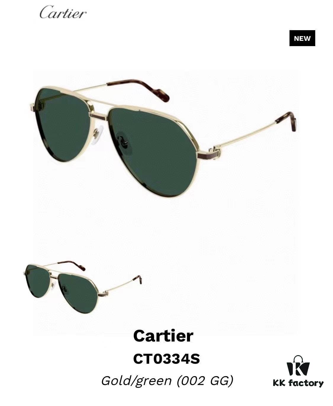 6931ac85ccd8ab3d7afa0d63 Authentic Cartier Première de Cartier Men's Sunglasses 18K Gold Plated Minimalist Wide Frame with Original Blue Coated Lenses CT0334 Size: 61 14-145