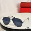6931ac85ccd8ab3d7afa0d66 Authentic Cartier Première de Cartier Men's Sunglasses 18K Gold Plated Minimalist Wide Frame with Original Blue Coated Lenses CT0334 Size: 61 14-145