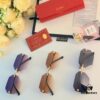 6931ac8accd8ab3d7afa0dab Cartier New Arrival Stylish Frameless Panther Decor Sunglasses, Retro Fashion Unisex Driving Sun Glasses