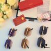 6931ac8accd8ab3d7afa0dac Cartier New Arrival Stylish Frameless Panther Decor Sunglasses, Retro Fashion Unisex Driving Sun Glasses