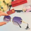 6931ac8accd8ab3d7afa0daf Cartier New Arrival Stylish Frameless Panther Decor Sunglasses, Retro Fashion Unisex Driving Sun Glasses