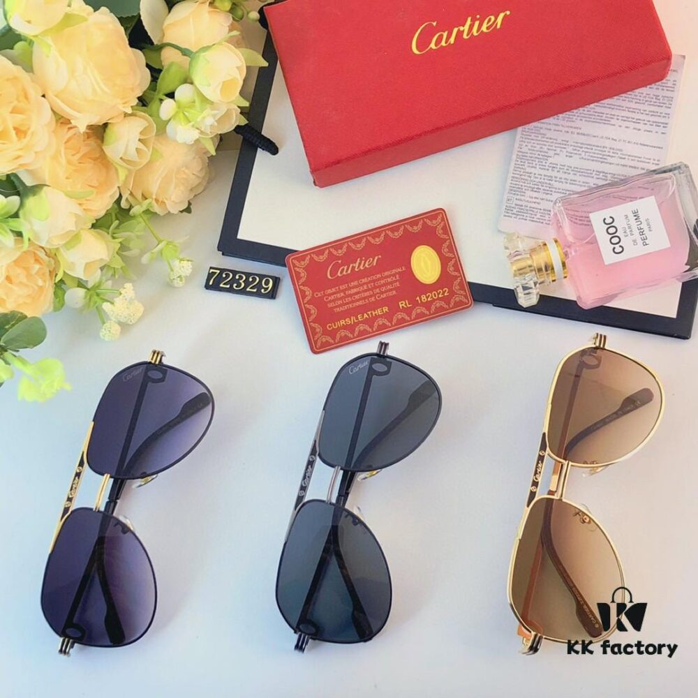 6931ac8accd8ab3d7afa0db4 Cartier New Metal Aviator Sunglasses, Stylish European-American Design, High-Quality Sports Pilot Shades for Driving