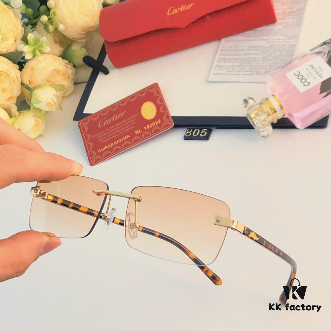 6931ac8cccd8ab3d7afa0dc9 Cartier 2024 New Arrival Stylish Frameless Cut-Out Men's Sunglasses, Retro Fashion Metal Square Sunglasses, Instagram-Famous Eyewear