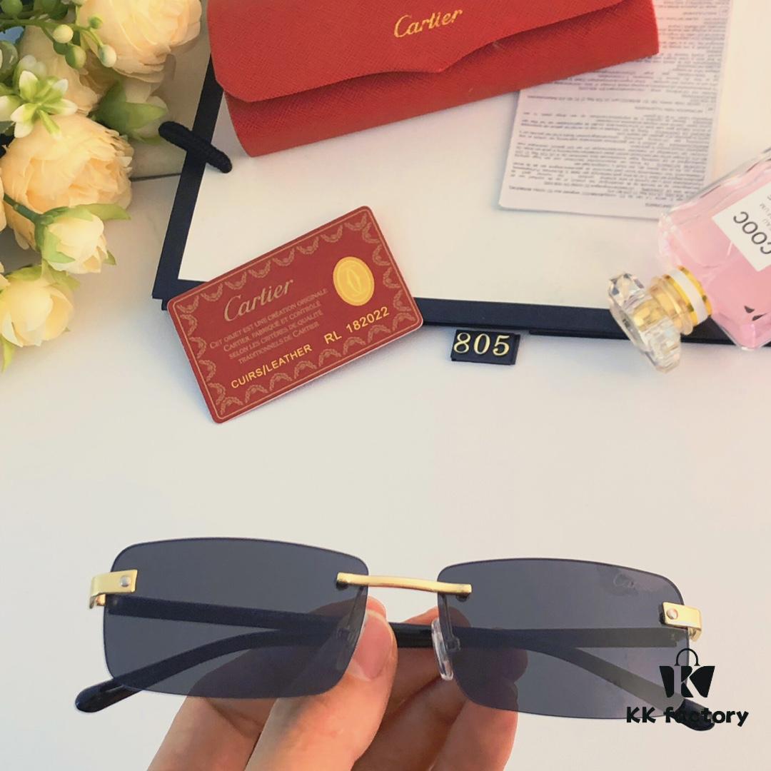6931ac8cccd8ab3d7afa0dcc Cartier 2024 New Arrival Stylish Frameless Cut-Out Men's Sunglasses, Retro Fashion Metal Square Sunglasses, Instagram-Famous Eyewear